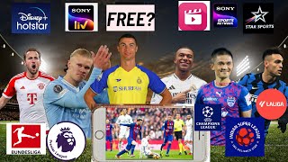 How to watch Football Matches live online Free  Football live streaming apps in india [upl. by Broderic]