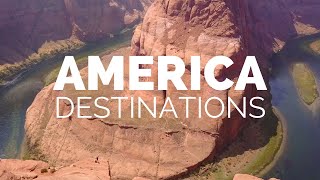 25 Most Beautiful Destinations in America  Travel Video [upl. by Yasdnyl]