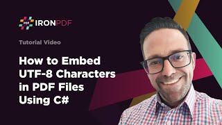 How to Embed UTF8 Characters in PDF Files Using C [upl. by Yarod]