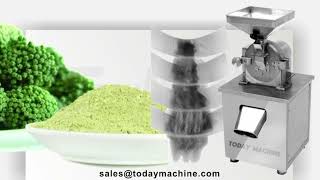 Dry vegetable crusher Dry vegetable grinder Dry vegetable pulverizer [upl. by Annahsed]