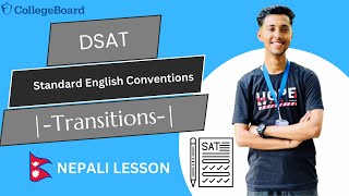 TRANSITIONS SAT ENGLISH COMPLETE LESSON IN NEPALI  STANDARD ENGLISH CONVENTIONS [upl. by Martell]