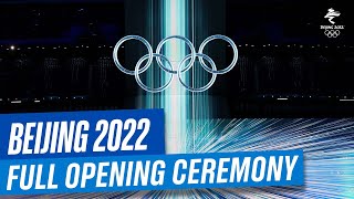 Beijing2022 Opening Ceremony  Full Replay [upl. by Esoranna499]