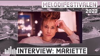 Mariette is BACK at Melodifestivalen for Heat 3 Were talking math motherhood  so much MORE [upl. by Faires41]