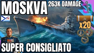 MOSKVA  Performante e vantaggioso in qualsiasi modalità di gioco  World of Warships [upl. by Walsh]