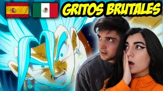 ESPAÑOLES REACCIONAN A DRAGON BALL LATINO VS ESPAÑOL  🔥VEGETTO VS ZAMASU🔥🐲DRAGON BALL SUPER🐲 [upl. by Rafaello]