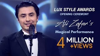 Ali Zafar Lux Style Awards Opening Ceremony Magical Performance [upl. by Hgielak691]