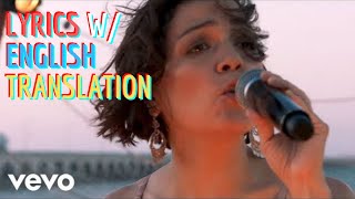 Los Ángeles Azules  Nunca Es Suficiente ft Natalia Lafourcade Lyrics w English Translation [upl. by Gneh]