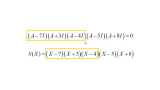 A diagonalisable SSI il existe un polynôme annulateur de A à racines simples uniquement [upl. by Franciskus]