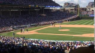 Cubs attempt a pickoff play at 3rd v Seattle Mariners [upl. by Derdle354]