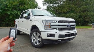 2018 Ford F150 Platinum Star Up Test Drive Walkaround and Review [upl. by Remus455]