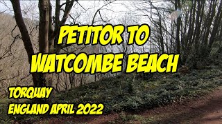 Petitor to Watcombe along the SW Coastal Path in Torquay Devon England walkingtour [upl. by Zachery]