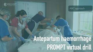 PROMPT Antepartum Haemorrhage virtual drill [upl. by Ydrah]