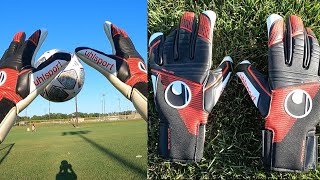 Uhlsport Powerline Absolutgrip HN Goalkeeper Glove Review [upl. by Xuagram913]