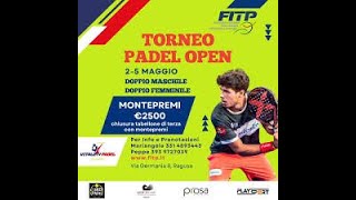 🔴VITALITY PADEL RAGUSA OPEN FINALE FEMMINILE🔴 [upl. by Ettenim]