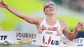 Elise Cranny completes Nationals distance double with 5K win Worlds standard  NBC Sports [upl. by Clemente]