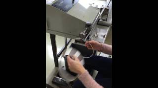 Lampshade making Binding machine for lampshades VPFAmsterdam [upl. by Milon]