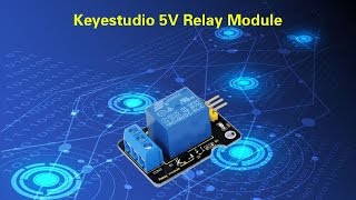 ks0011 keyestudio 5V single relay module [upl. by Ahsilet]