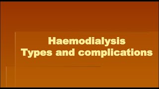 Haemodialysis  Procedure of DIALYSIS  Understanding hemodialysis complications [upl. by Darcie598]