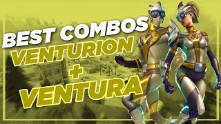 Best Combos  Venturion  Ventura  Fortnite Skin Review [upl. by Seigler]