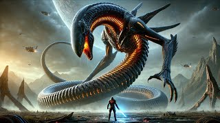 The Massive Alien Serpent Bows to the Human Warrior Then the Battle Takes a Surreal Twist SCiFi [upl. by Wickman512]