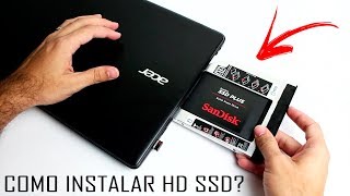 COMO INSTALAR HD SSD EM NOTEBOOK TURBINE SEU PC COM ESSE TUTORIAL SUPER SIMPLES [upl. by Mays]