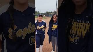 Coppin State 9 Norfolk State 0 5 inn Postgame with Vanessa Carrizosa amp Avianna Peterson [upl. by Yalhsa456]