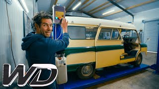 Elvis Installs A Brand New Engine On This Bedford Dormobile  Wheeler Dealers [upl. by Tenney142]