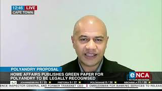 Advocate Muhammad Abduroaf  Green Paper on Marriages in South Africa  Polyandry Polygamy Polygany [upl. by Phineas]