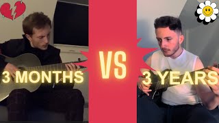 3 years beginner guitar progress self taught [upl. by Quentin369]