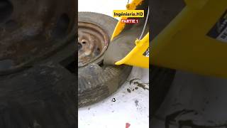 ingénierie earth shortvideo short garage caoutchouc welding work workhard technical pneus [upl. by Mcgraw]