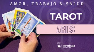 ARIES ♈ TIRADA DE TAROT GRATIS AMOR TRABAJO amp SALUD 🔮✨ ARCANOS MAYORES amp MENORES  TAROTLOGIA [upl. by Heyra]