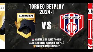 EnVivo Cuadrangulares Llaneros FC vs Union Magdalena TorneoBetplay2024I Fecha 18 [upl. by Ynoep741]