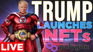 Donald Trump Launches NFTs on Polygon  Good or Bad [upl. by Dnalloh128]