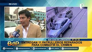 🚓🔧 Estado de emergencia en SJL ¡Entregan patrulleros reparados para fortalecer la seguridad 🚔💪 [upl. by Zelma119]