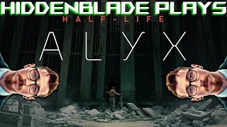 Lets Play Half Life Alyx VR Hard Difficulty Part 2 Headcrabs Vortigaunts and shenanigans [upl. by Eentihw]