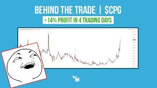 Technical Analysis  14 Gain CPG Trade Discussion [upl. by Nanaj822]