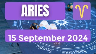 Aries horoscope  Aries Horoscope for Today 15 September 2024 [upl. by Akinek]