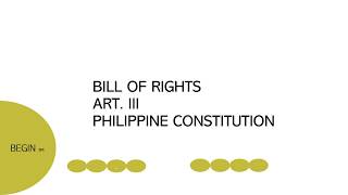 Listen to Art III Philippine Constitution The Bill of Rights while Jogging [upl. by Brittaney]