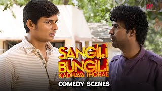 Sangili Bungili Kadhava Thorae Comedy Scenes  2  Whos that quotEvil Eraserquot  Jiiva  Soori [upl. by Airotkciv617]