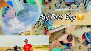 My First Vlog 😊 Please Support My First Vlog 🙏Install New Alloys Wheels🛞 And Roots🔈 [upl. by Ayila]