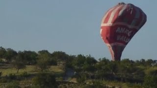 Hot air balloon crashes to the ground in Turkey [upl. by Norok]