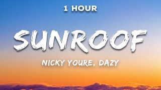 1 Hour Nicky Youre dazy  Sunroof Lyrics [upl. by Anatniuq992]