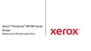 Xerox Primelink B9100  Replacing the Photoreceptor Drum [upl. by Nylesaj]