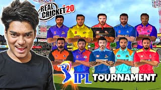 quotIPL TOURNAMENTquot🏆 in REAL CRICKET 20 [upl. by Kiele]