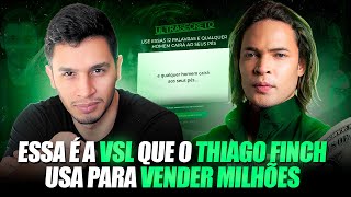 Como Criar Uma VSL Milionária Passo a Passo Usada Por Thiago Finch [upl. by Sigsmond]