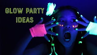 glow in the dark party ideas [upl. by Suitangi]