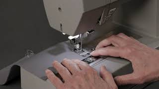 Singer 4423 Sewing Machine  Serging Stitch  How To [upl. by Ibrik]