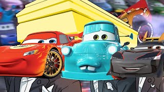 lightning mcqueen race with mater  tokyo mater  Coffin Dance Song Cover [upl. by Einnoj268]