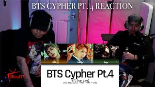 BTS CYPHER PT 4 REACTION [upl. by Schargel]