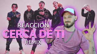 REACCION a Cerca de ti Remix Tiago PZK x Rusherking x Lit Killah x Seven Kayne x Bhavi x Tobi [upl. by Vashtia]